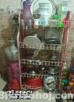 বড় কিচেন র‍্যাক